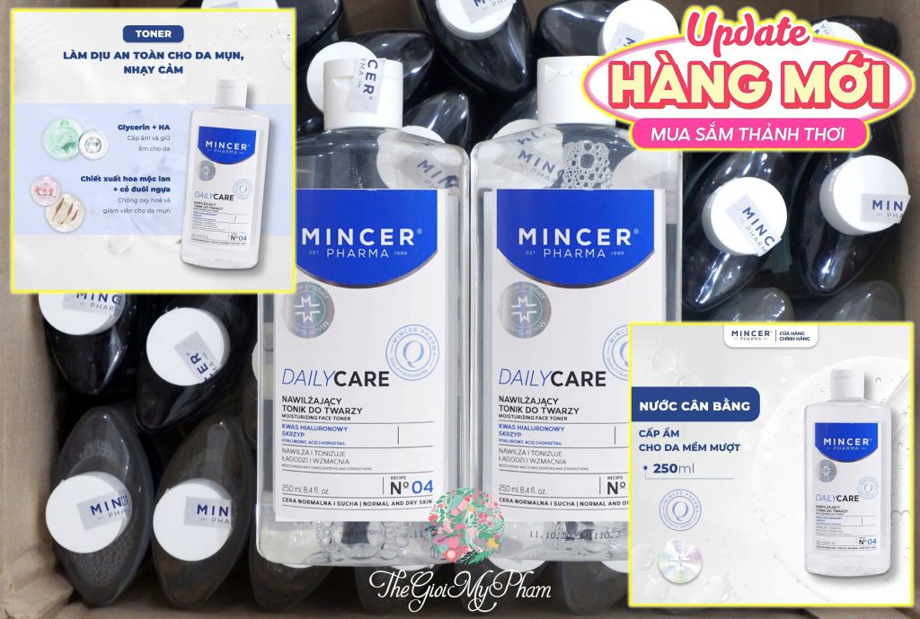 Nước Cân Bằng Mincer Pharma Daily Care Toner Hyaluronic Acid 250ml