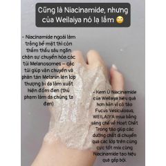 Tẩy Da Chết Weilaiya Niacinamide Brightening Scrub 200ml