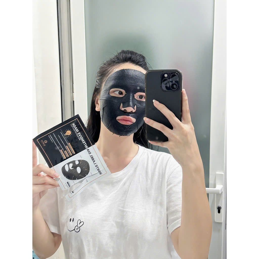 Mặt Nạ Giấy Dưỡng Trắng Căng Mịn Rmon White Label Dia Intensive Mask 25ml