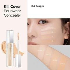 Che Khuyết Điểm Clio Kill Cover Founwear Concealer 6g #2-BP