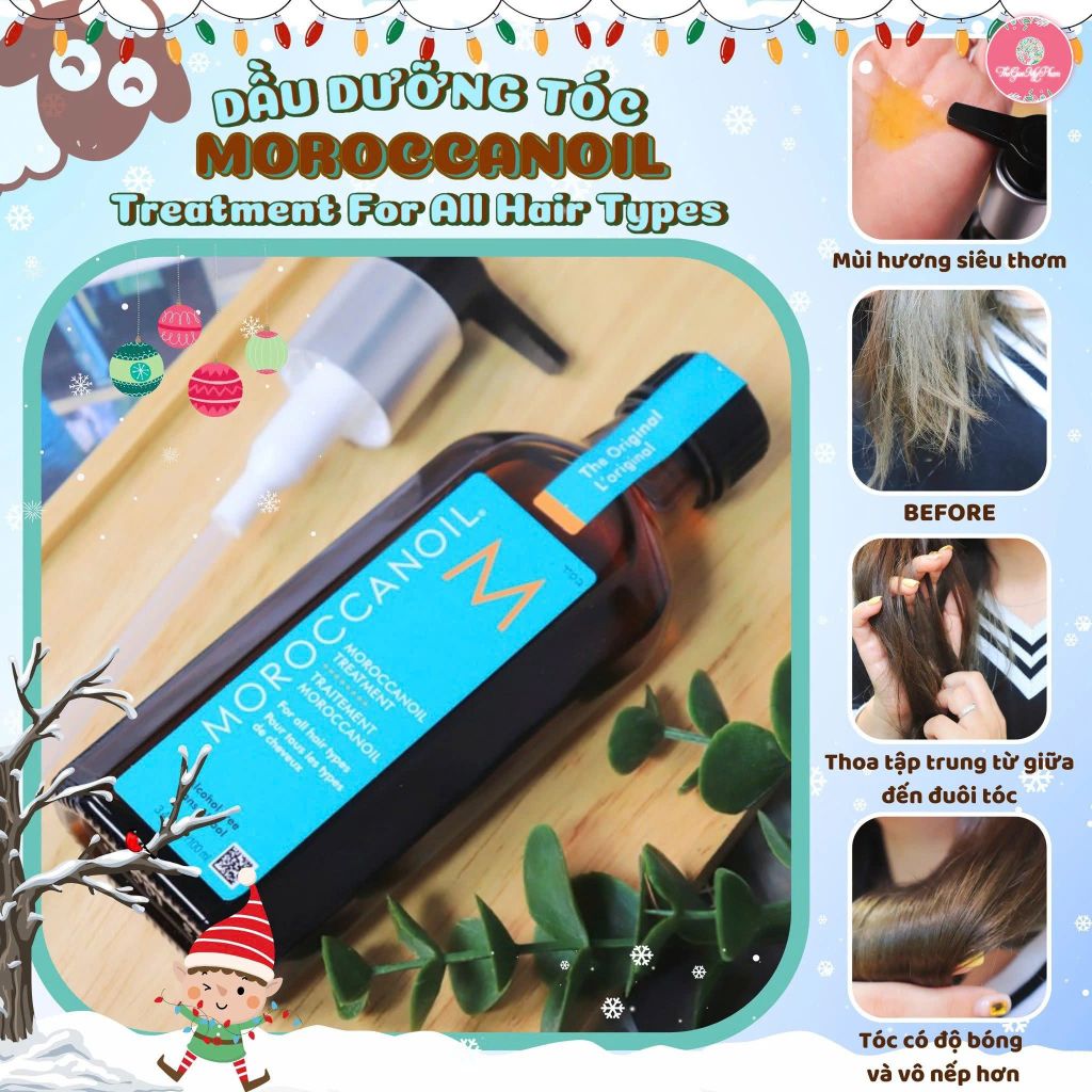 Tinh Dầu Dưỡng Tóc Moroccanoil Treatment 100ml (Kèm Sample) Ko Tđ