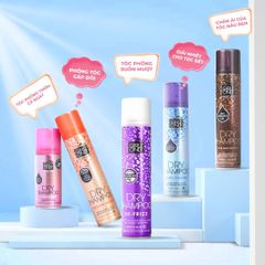 Dầu Gội Khô Girlz Only Dawn De-Frizz 200ml #Tím-Hết Bết Rối