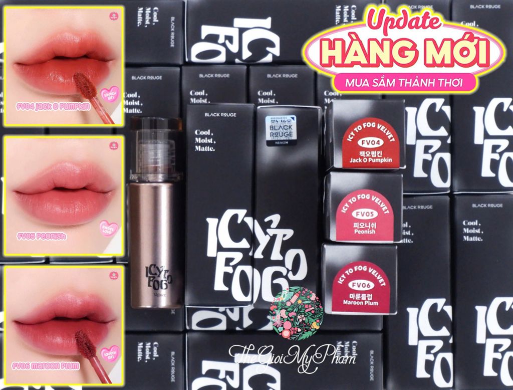 Son Kem Black Rouge Icy To Fog Velvet #FV06