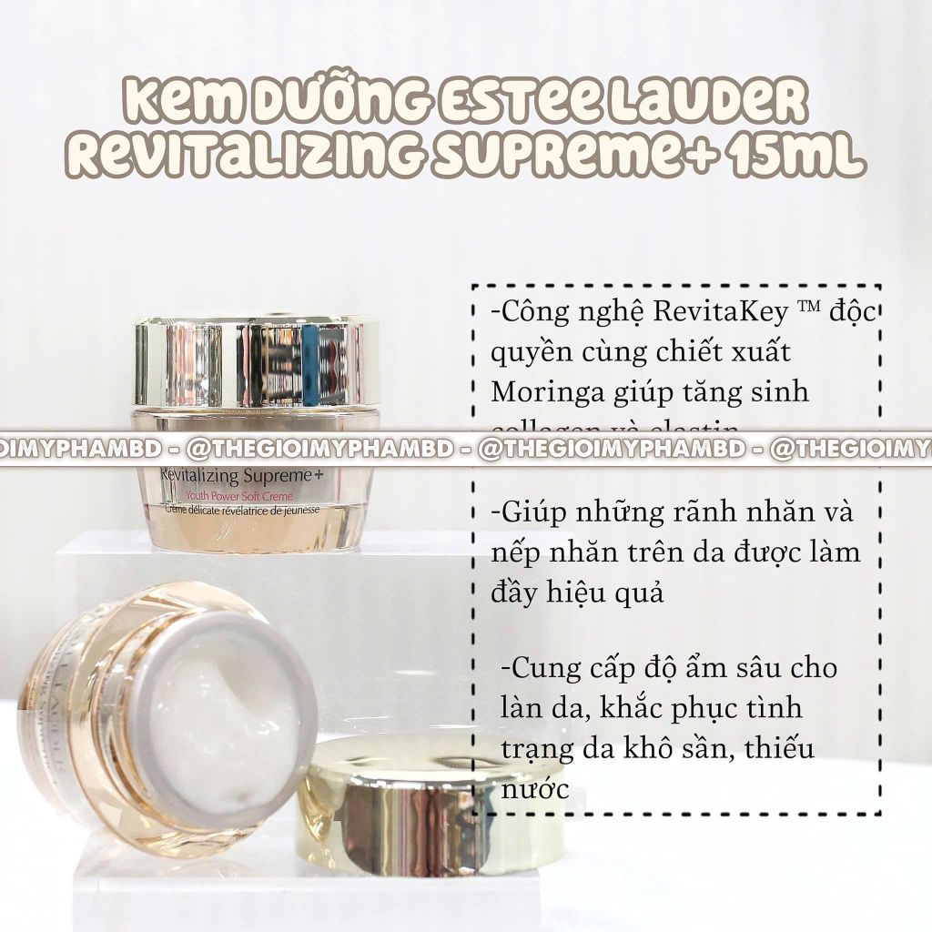 Estee Lauder - Revitalizing Supreme+ Youth Power Soft Creme 15ml (Ko Hộp)