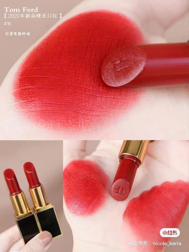 Son TOMFORD #16 Scarlet Vỏ Đen ( Ko Tđ )