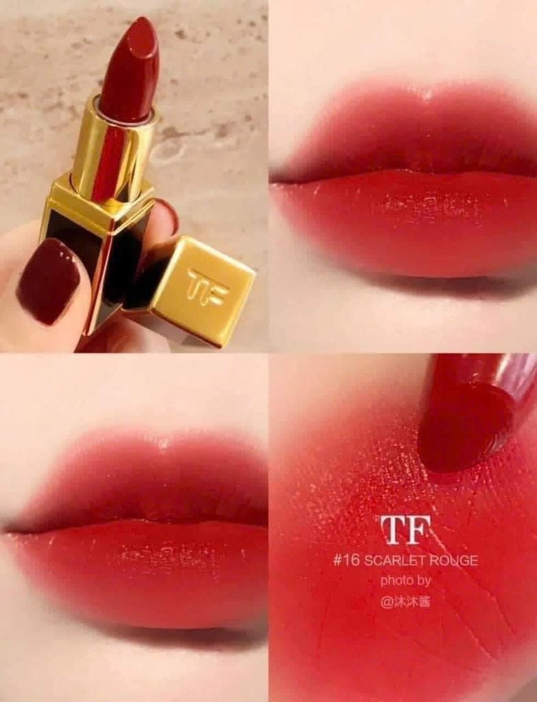 Son TOMFORD #16 Scarlet Vỏ Đen ( Ko Tđ )