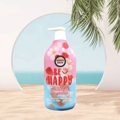 Sữa Tắm Happy Bath 900g #Berry & Cherry Blossom