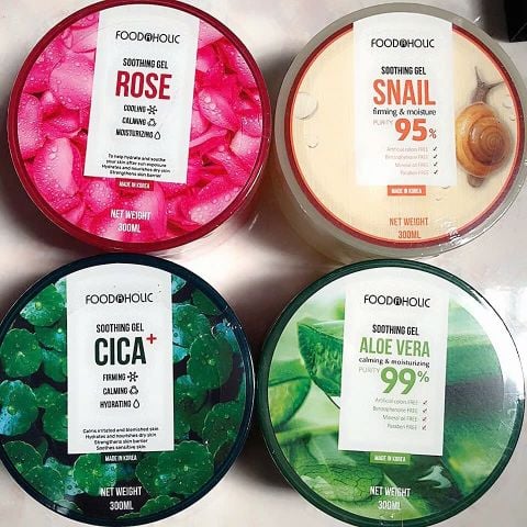 Gel Dưỡng Giảm Kích Ứng, Phục Hồi Da Foodaholic Cica Soothing 300ml