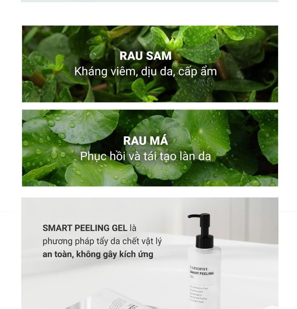 Caryophy - Gel Tẩy Tế Bào Chết Ngăn Ngừa Mụn Smart Peeling Gel 250ml