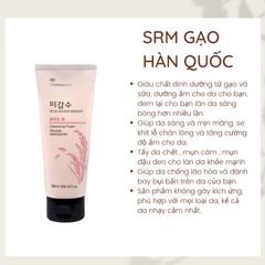 Sữa Rửa Mặt TheFaceShop Gạo 150ml#Không Hạt