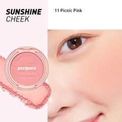 Phấn Má Hồng Peripera Pure Blushed Sunshine Cheek #11