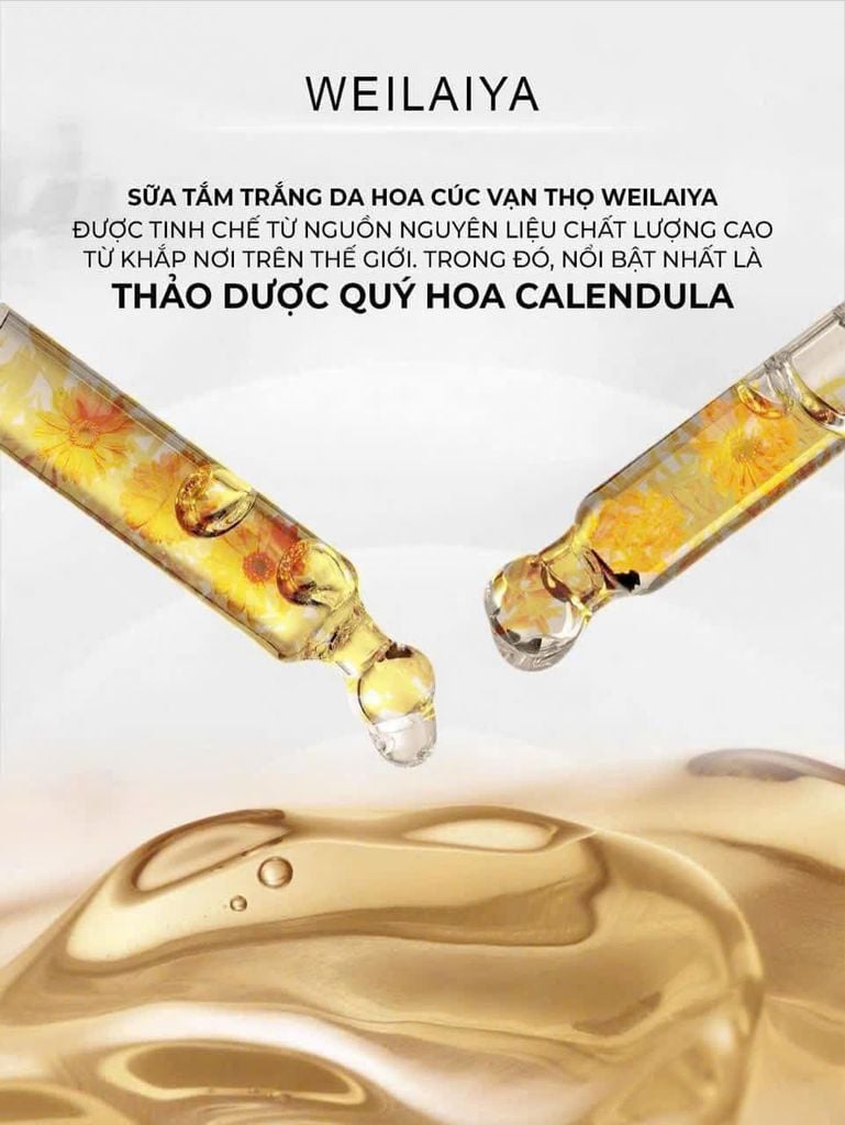 Sữa Tắm Weilaiya Hoa Cúc Vạn Thọ 450ml
