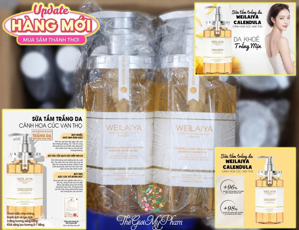 Sữa Tắm Weilaiya Hoa Cúc Vạn Thọ 450ml