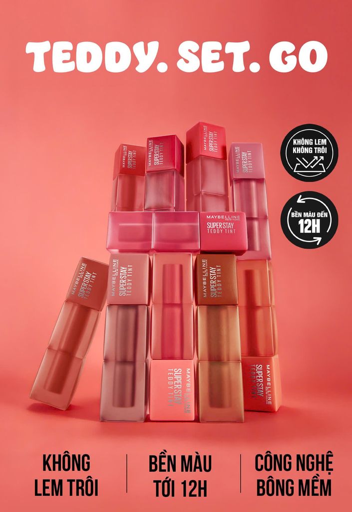 Son Kem Maybelline #15 Skinny Dip - Hồng Đất