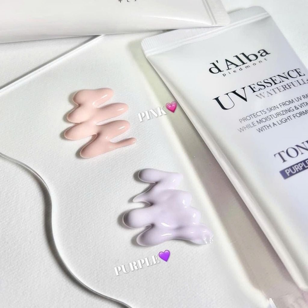 Kem Chống Nắng Nâng Tone, Hiệu Chỉnh Màu Da d'Alba 50ml (Tím)