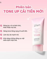 Kem Chống Nắng Make p:rem Soothing Pink Tone Up Sun Cream 50ml