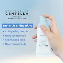 Chống Nắng Skin1004 Madagascar Centella Hyalu-Cica Water-Fit Sun Serum SPF 50+ PA++++ 50ml