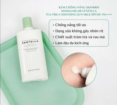 Chống Nắng Skin1004 Madagascar Centella Tea-Trica Soothing Sun Milk SPF50+ PA++++ 50m