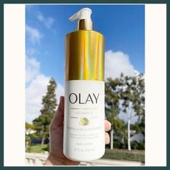 Dưỡng Thể Trắng Da Olay Vitamin C + B3 502ml (Vàng)