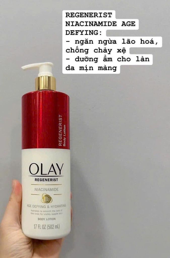 Dưỡng Thể Olay Regenerist Niacinamide B3 502ml (Đỏ)
