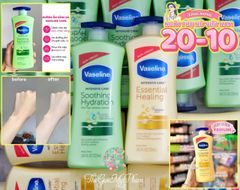 Sữa Dưỡng Thể Vaseline Intensive Care Soothing Hydration 725ml #Xanh Lá