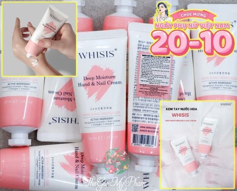Kem Dưỡng Da Tay Whisis Deep Moisture Hand & Nail Cream