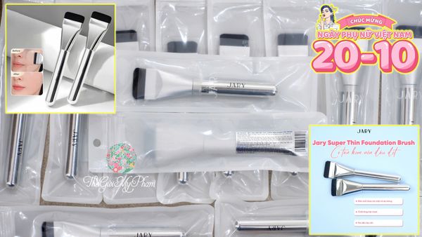 Cọ Tán Kem Nền Đầu Dẹp Jary Super Thin Foundation Brush