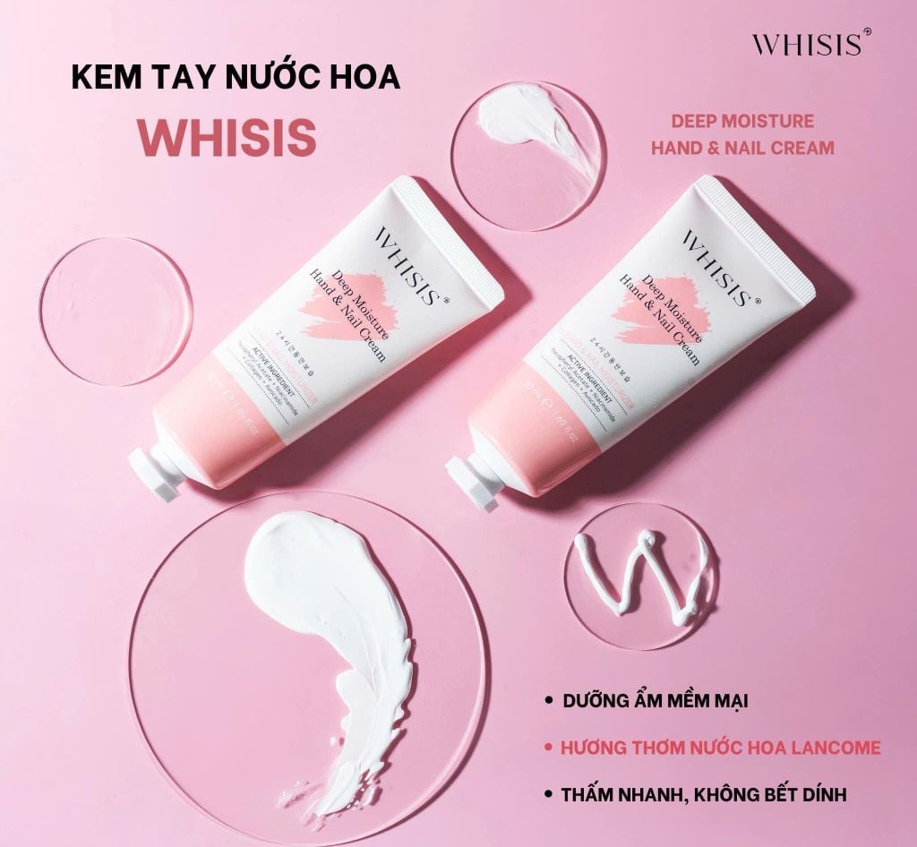 Kem Dưỡng Da Tay Whisis Deep Moisture Hand & Nail Cream