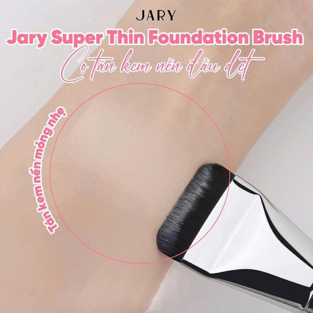 Cọ Tán Kem Nền Đầu Dẹp Jary Super Thin Foundation Brush
