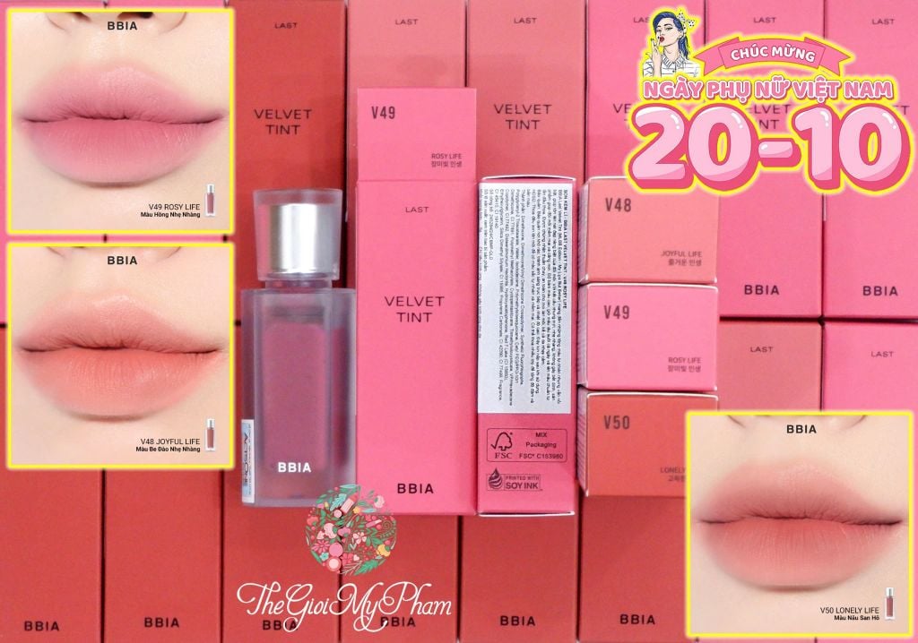 Son Kem BBIA Last Velvet Tint MLBB Edition #V50