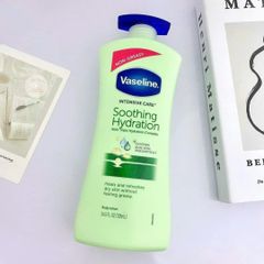 Sữa Dưỡng Thể Vaseline Intensive Care Soothing Hydration 725ml #Xanh Lá