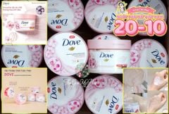 Tẩy Da Chết Dove Hương Hoa Anh Đào 298g (Bản Việt)