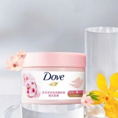 Tẩy Da Chết Dove Hương Hoa Anh Đào 298g (Bản Việt)