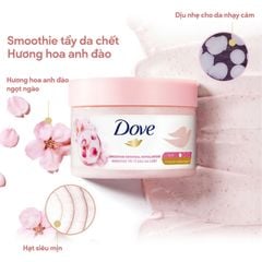 Tẩy Da Chết Dove Hương Hoa Anh Đào 298g (Bản Việt)