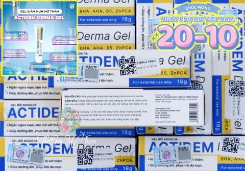 Gel Trị Mụn - Giảm Thâm Actidem Derma Gel 18g