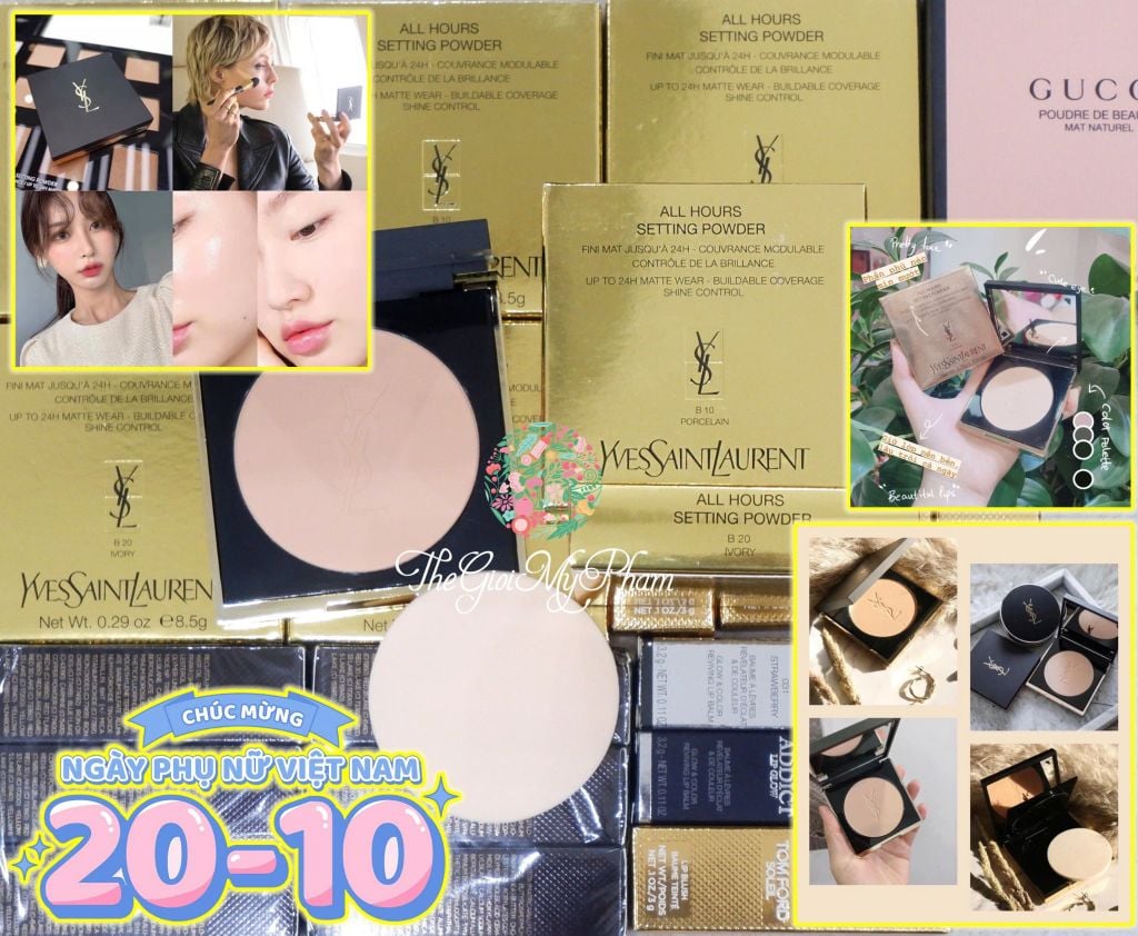 Phấn Phủ YSL All Hours Setting Powder #B10 (Ko Tđ)