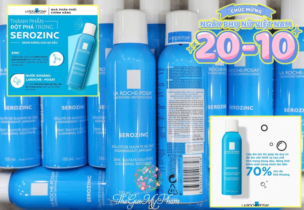 Laroche Posay - Xịt Khoáng Serozinc 150ml