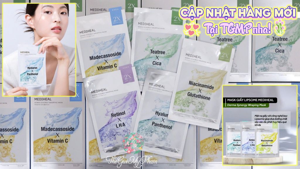 Mặt Nạ Mediheal Derma Synergy Wrapping Mask #Tea Tree &Cica