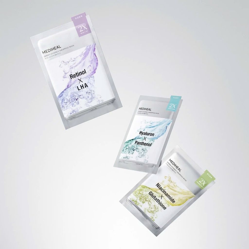 Mặt Nạ Mediheal Derma Synergy Wrapping Mask #Retinol & LHA