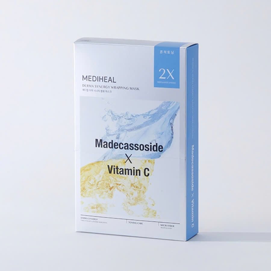 Mặt Nạ Mediheal Derma Synergy Wrapping Mask #Madecassoside & Vitamin C