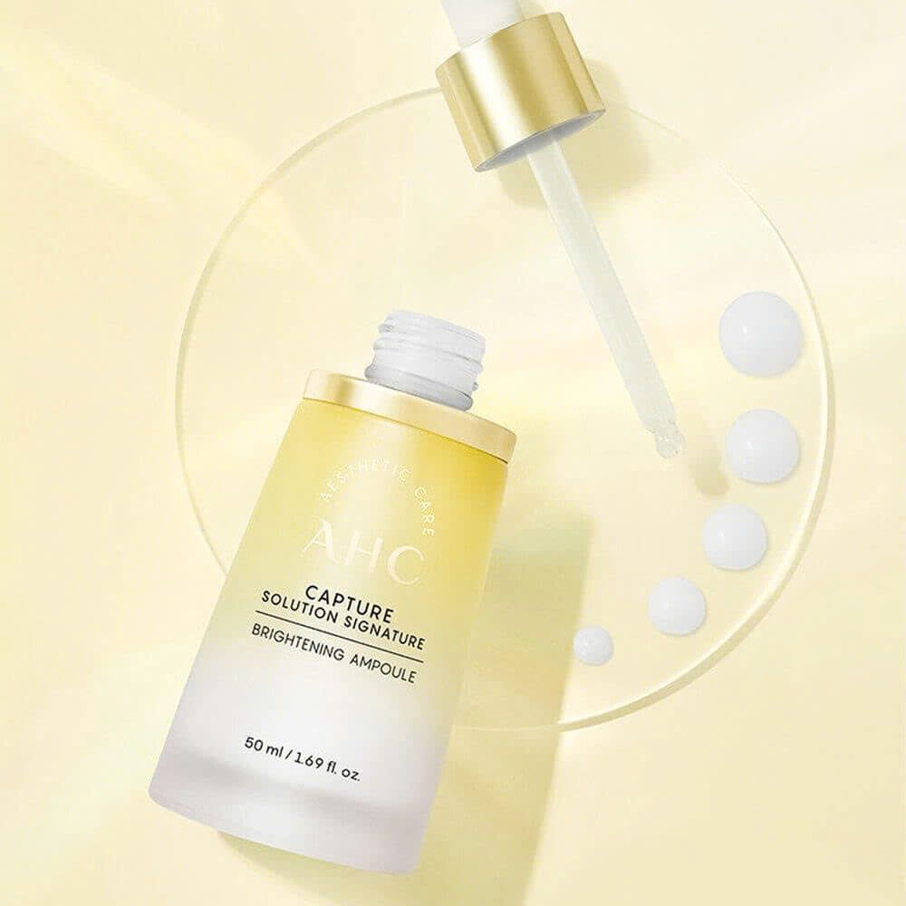 Tinh Chất AHC Capture Solution Signature Ampoule #Brightening (Vàng)