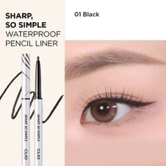 Clio - Sáp Kẻ Mắt Sharp So Simple Waterproof #Đen