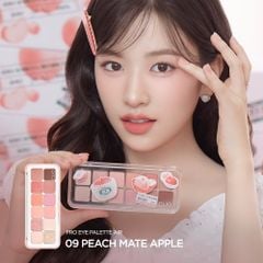 Phấn Mắt Clio Pro Eye 12 Ô Pallete Air #09 Peach Mate Apple
