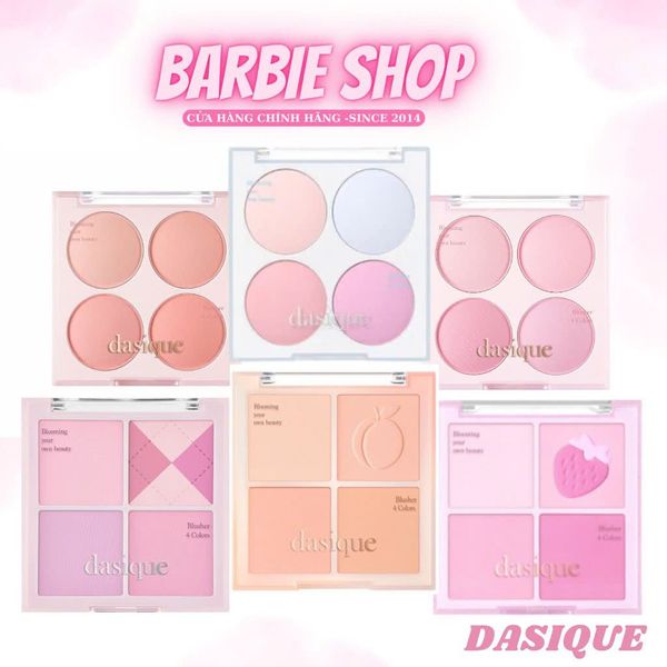 Phấn Má Hồng 4 Ô Dasique 07 Candy Berry