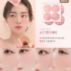 Phấn Má Hồng 4 Ô Dasique # 07 Candy Berry