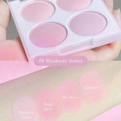 Phấn Má Hồng 4 Ô Dasique # 08 Blueberry Sorbet