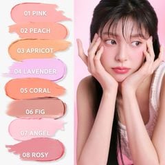 Phấn Má Kem Bbia Ready To Wear Downy Cheek #08 Downy Rosy