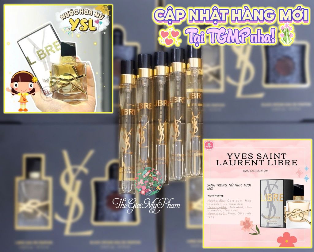 YSL - Libre EDP 10ml ( Ống xịt Hãng Tách Set )