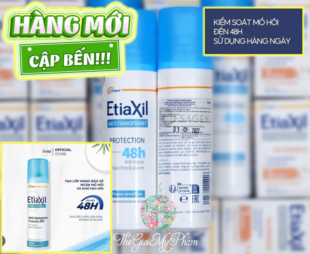Xịt Khử Mùi Etiaxil Anti-Transpirant 48h