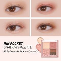 Phấn Mắt Peripera Ink 4 Ô Pocket Shadow Palette #05 Fig Scents Of Autumn
